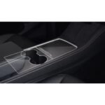 Tesla Model Y Bardaklık ve Merkezi Konsol Uyumlu Mat Tpu Koruyucu 2021-2024 - Görsel 2