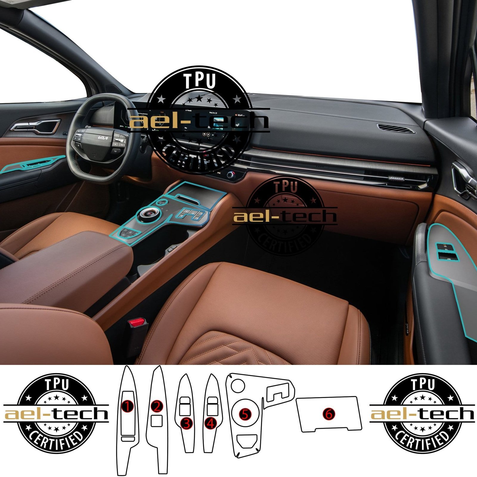 20f466d1caafe508f73e8c7e459a2b03.jpg Kia Sportage Uyumlu Vites Etrafı Kapı Kolu Şarj Ünitesi TPU Koruyucu 6 lı set 2026-2027 - Görsel 1