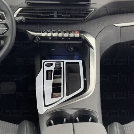Peugeot 3008 Uyumlu Vites Etrafı Piano Black Tpu Koruyucu 2 Li Set 2024-2026