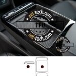 Hyundai Tucson Uyumlu Vites Etrafı Piano Black TPU Koruyucu 2li Set 2025-2026 - Görsel 2
