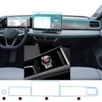 Volkswagen Tiguan Uyumlu 10 inç Dijital Gösterge,12,9 inç Navigasyon,Sağ Panel ve Home Tuşu 9H Nano Ekran Koruyucu 4lü Set - Görsel 2