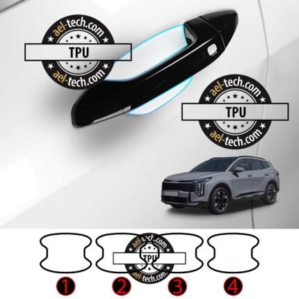 Kia Sportage Uyumlu Kapı Kolu Tpu Koruyucu 4lü Set 2022-2026