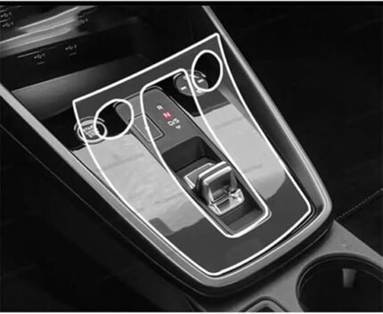 Audi A3 Piano Black Vites Etrafı Konsol Uyumlu Tpu Koruyucu 2021 2023