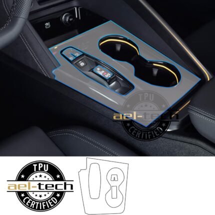 Audi Q5 Uyumlu Vites Etrafı Piano Black TPU Koruyucu 2025-2026
