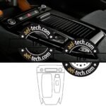 Audi A6 E-tron Uyumlu Vites Etrafı Piano Black Konsol Tpu Koruyucu 2025-2026 - Görsel 2
