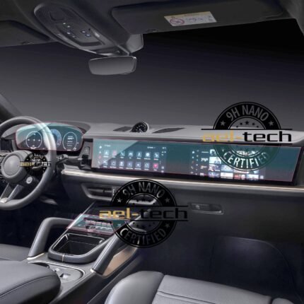Porsche Cayenne Uyumlu Dijital Gösterge ,Navigasyon ve Vites Etrafı 9H Nano Ekran Koruyucu 3lü Set 2025-2026