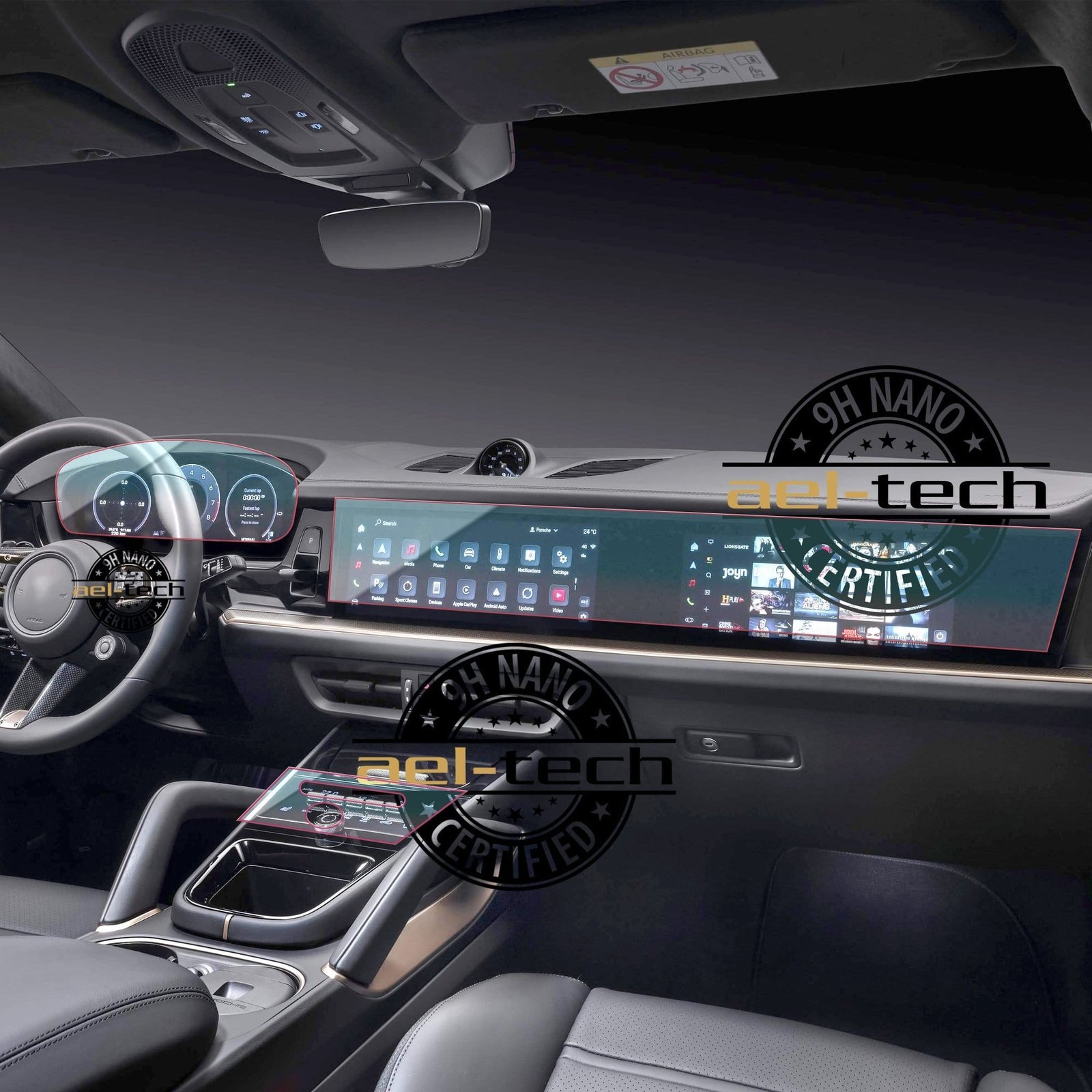 781ffec1af0d7ce4ccdfe3b58879a139.jpg Porsche Cayenne Uyumlu Dijital Gösterge ,Navigasyon ve Vites Etrafı 9H Nano Ekran Koruyucu 3lü Set 2025-2026 - Görsel 1