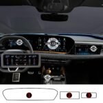 Audi A6 E-Tron Dijital Gösterge,Navigasyon,Klima Kontrol Uyumlu 9h Nano Ekran Koruyucu 3lü Set 2025-2026 - Görsel 2