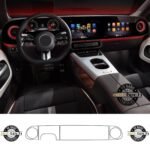 Mercedes CLA/GLC EV Uyumlu Dijital Gösterge ve Navigasyon 9H Nano Ekran Koruyucu 4'lü Set 2025-2026 - Görsel 2