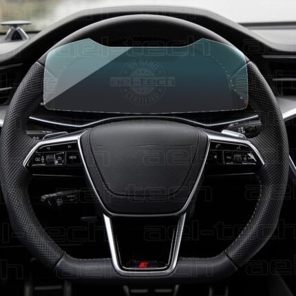 Audi A7 12.3 inç Direksiyon Arkası Gösterge Panel Uyumlu 9H Nano Ekran Koruyucu