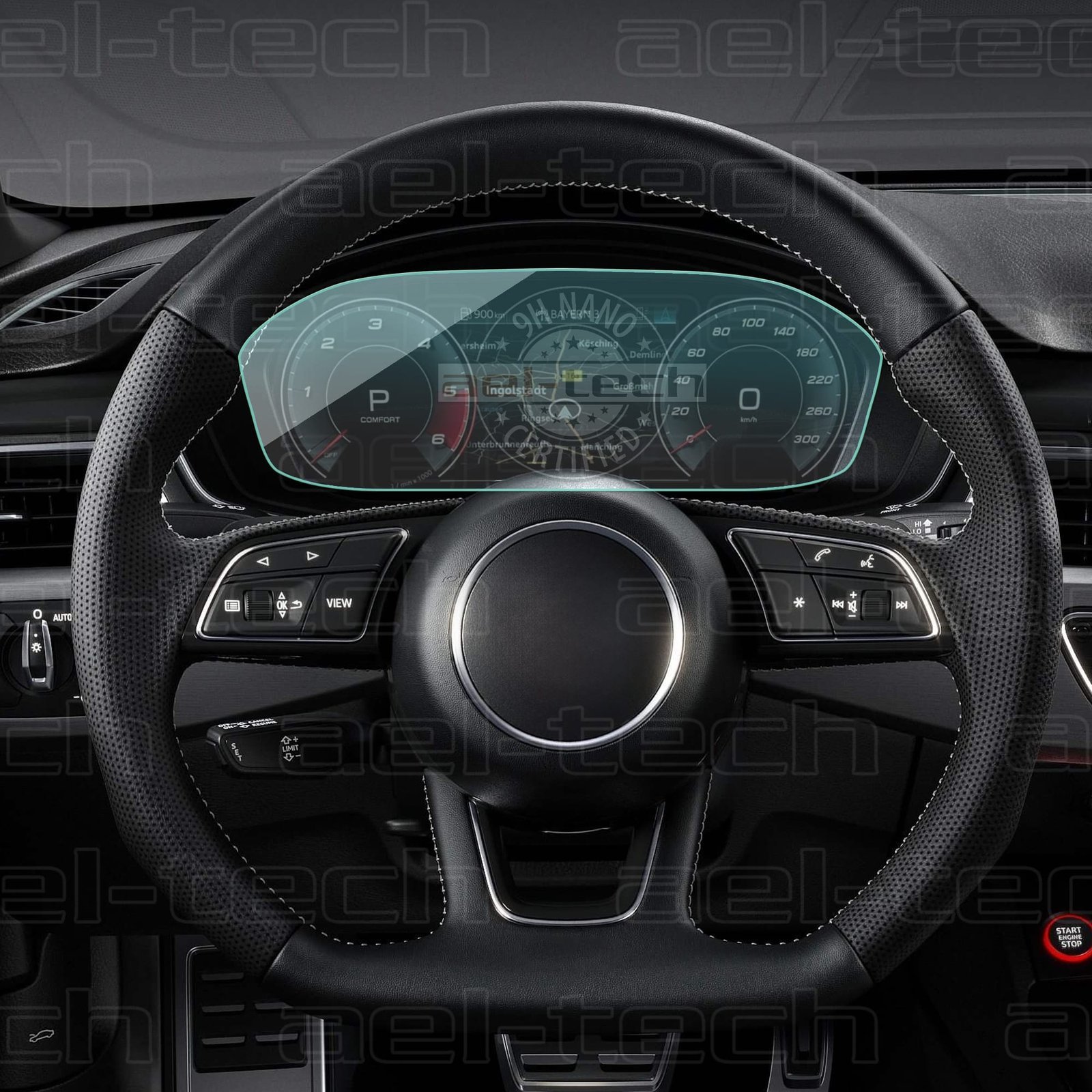 AudiA5A4DijitalGosterge-copy-1.jpg Audi A5 Uyumlu Dijital Gösterge 9h Nano Ekran Koruyucu 2019-2024 - Görsel 1
