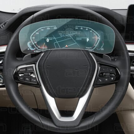 BMW 5 Serisi Makyajlı Kasa Lci 2022 Uyumlu 12.3 İnç Kamerasız Dijital Gösterge Uyumlu 9H Nano Ekran Koruyucu