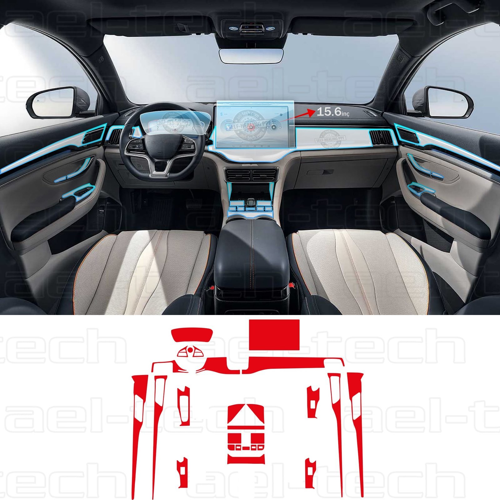 BYD-SEUL.jpg BYD Seal Udm Uyumlu 15.6" Navigasyon,Dijital Gösterge,Piano Black koruyucu 2024-2026 - Görsel 1