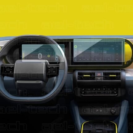 Fiat Panda Uyumlu Dijital Gösterge ve Navigasyon 9H Nano Ekran Koruyucu 2025