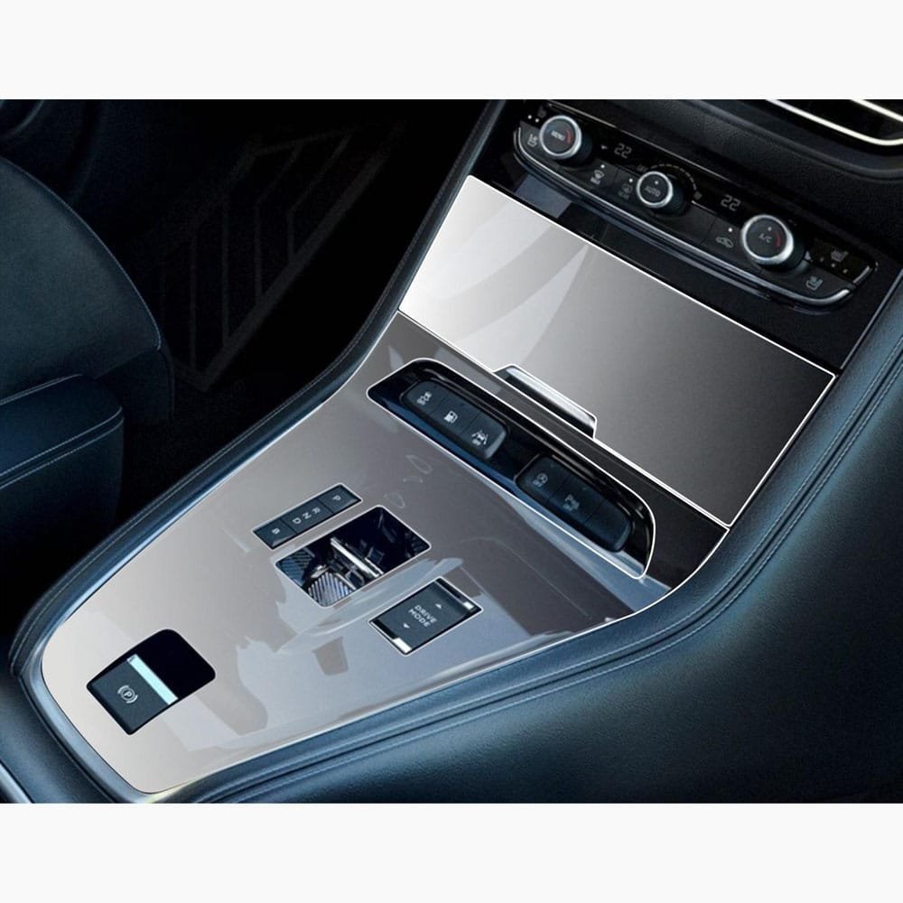 Grandvtsetr2.jpg Opel Grandland Uyumlu Tuşlu Vites Etrafı Piano Black TPU Koruyucu 2'li Set - Görsel 1