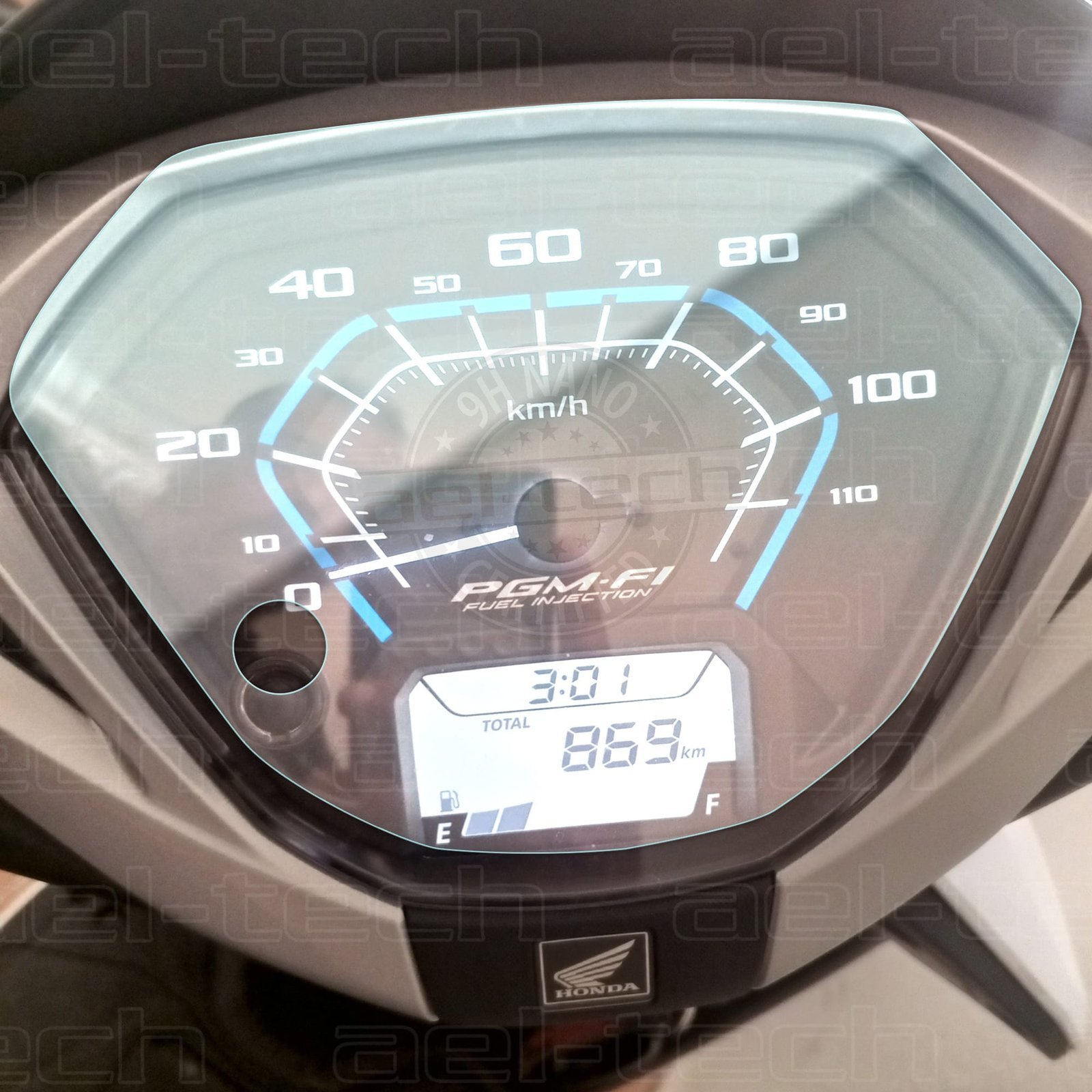 HondaActivacopy.jpg Honda Activa 125 Uyumlu Dijital Gösterge 9H Nano Ekran Koruyucu - Görsel 1