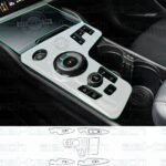 Kia Sportage Prestige Uyumlu Vites Etrafı Kapı Kolu Şarj Ünitesi Piano Black Tpu Koruyucu 6 Lı Set