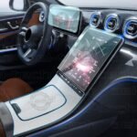 Mercedes C Seri W206 Navigasyon,Dijital gösterge ve Orta konsol uyumlu Nano Ekran Koruyucu 3'lü Set