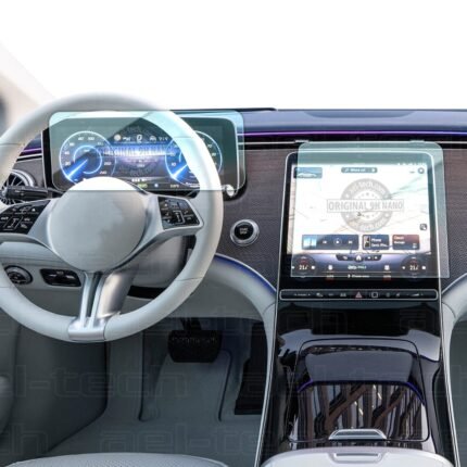 Mercedes EQE Seri Navigasyon ve Dijital gösterge uyumlu Nano Ekran Koruyucu 2li Set 2022-2025