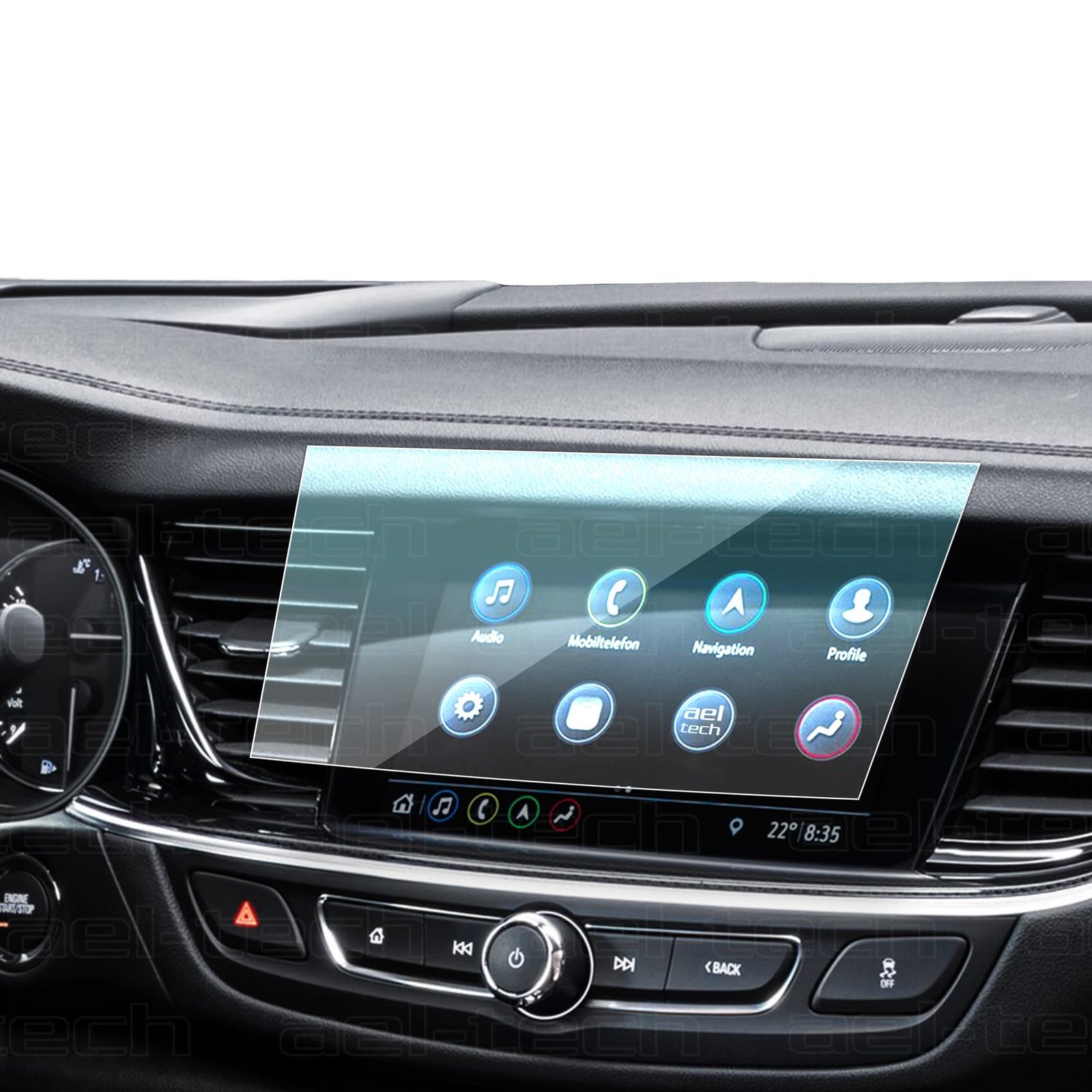 OpelInsignia8IncNav.jpg Opel Insignia Uyumlu 8 Inç Navigasyon 9h Nano Ekran Koruyucu - Görsel 1