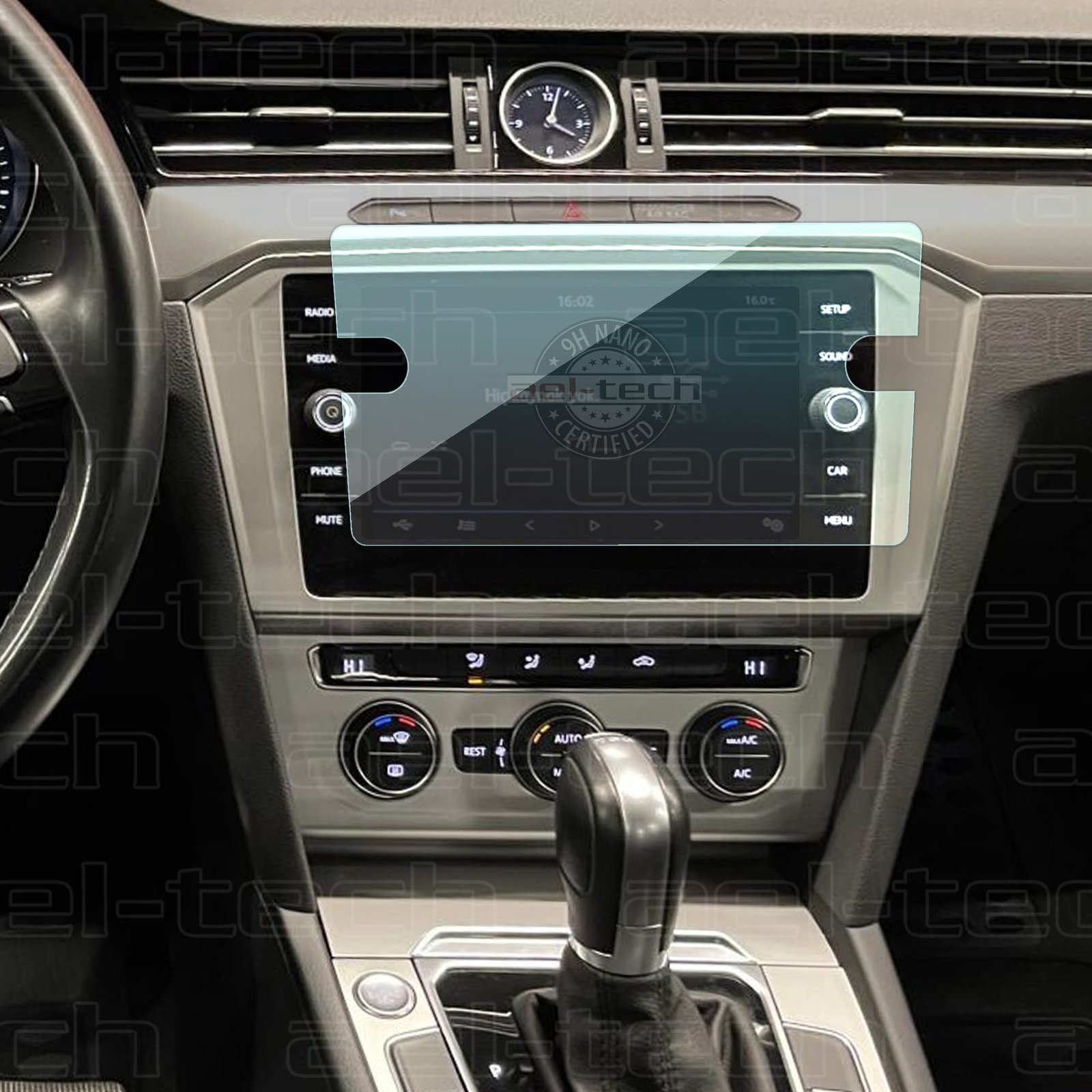 Passat2018-2020-copy.jpg Volkswagen Passat B8 8.5 MAT Navigasyon 8 Inç 9H Nano Ekran Koruyucu 2017-2019 - Görsel 1