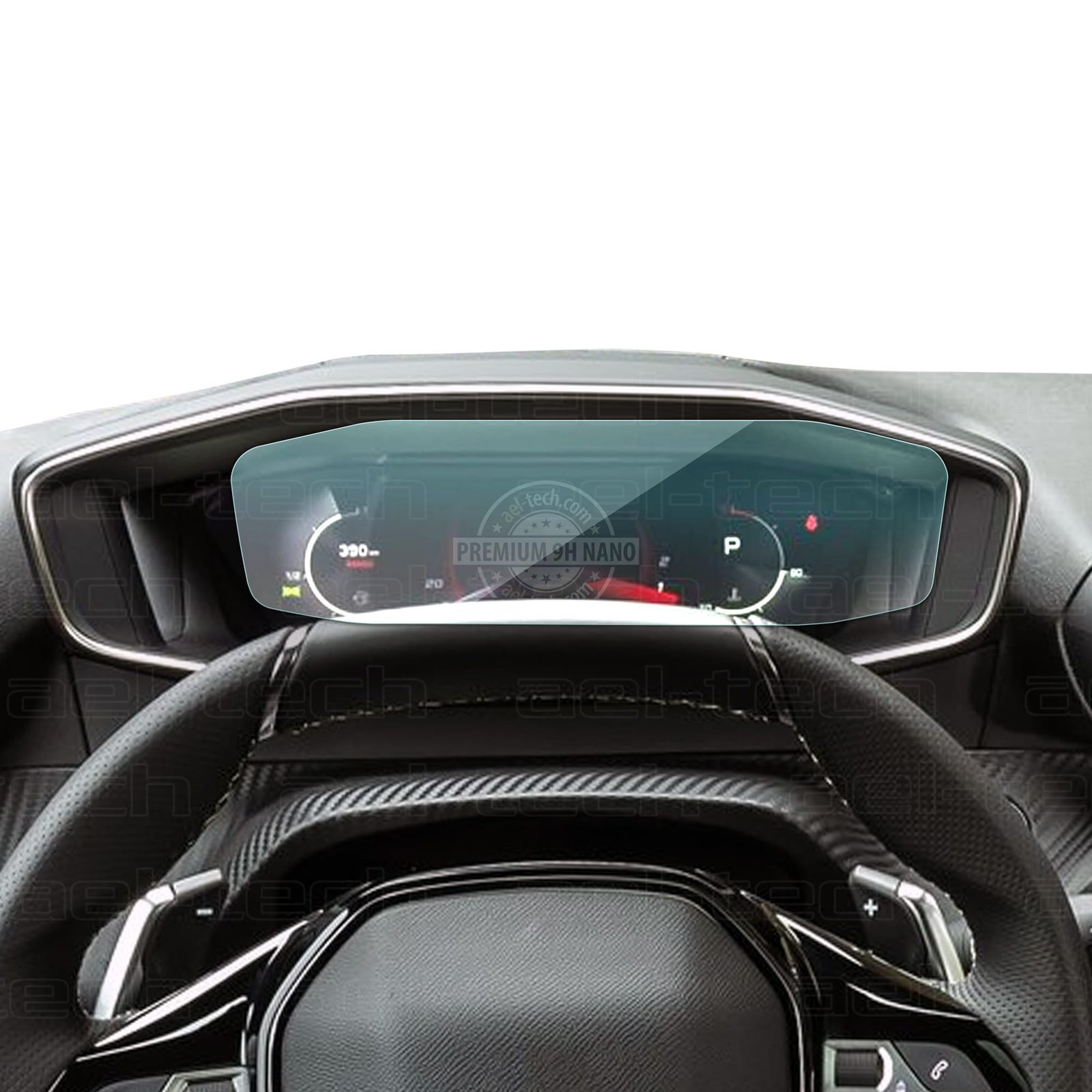 Peugeot2008DG-1.jpg Peugeot 2008 I Cockpit Uyumlu Dijital Gösterge 9h Nano Ekran Koruyucu 2020-2024 - Görsel 1