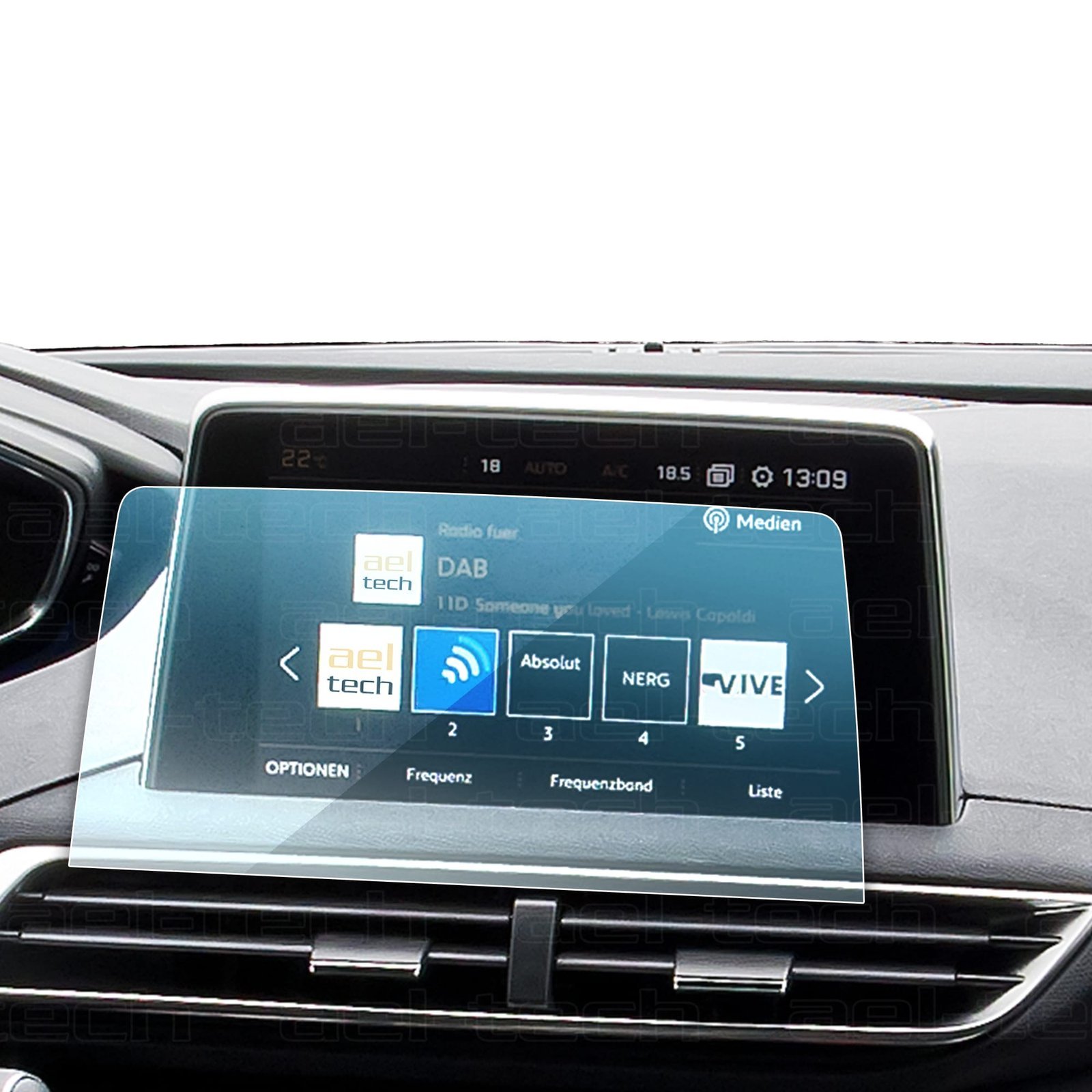 PeugeotEski5008Navigasyon.jpg Peugeot 5008 Uyumlu 7 Inç Navigasyon 9h Nano Ekran Koruyucu 2017-2020 - Görsel 1