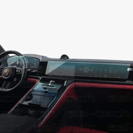Porsche Panamera Uyumlu Dijital Gösterge ,Navigasyon ve Vites Etrafı 9H Nano Ekran Koruyucu 3lü Set