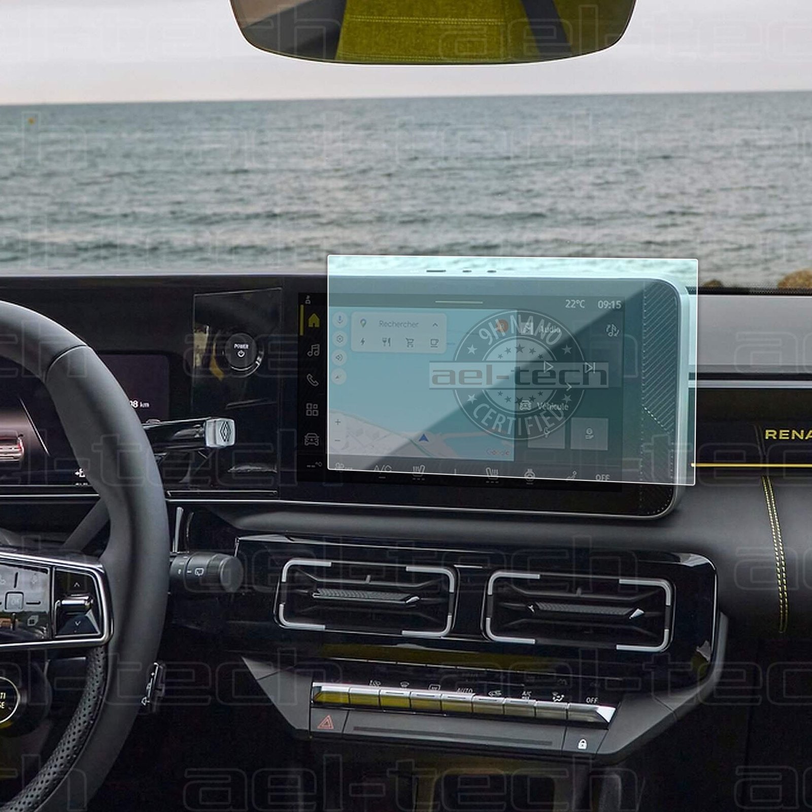 Renault5Navigasyon-copy-2.jpg Renault 5 Elektrik Uyumlu 10,1 Inç Dijital Gösterge 9h Nano Koruyucu 2025-2026 - Görsel 1