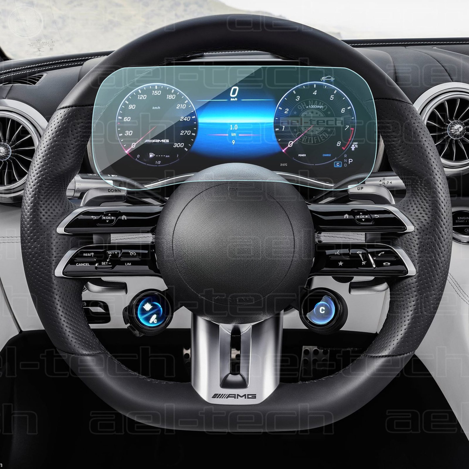SL43-yeni.jpg Mercedes Sl 43 / Sl 63 Uyumlu 12.3 Inç Dijital Gösterge 9H Nano Ekran Koruyucu - Görsel 1