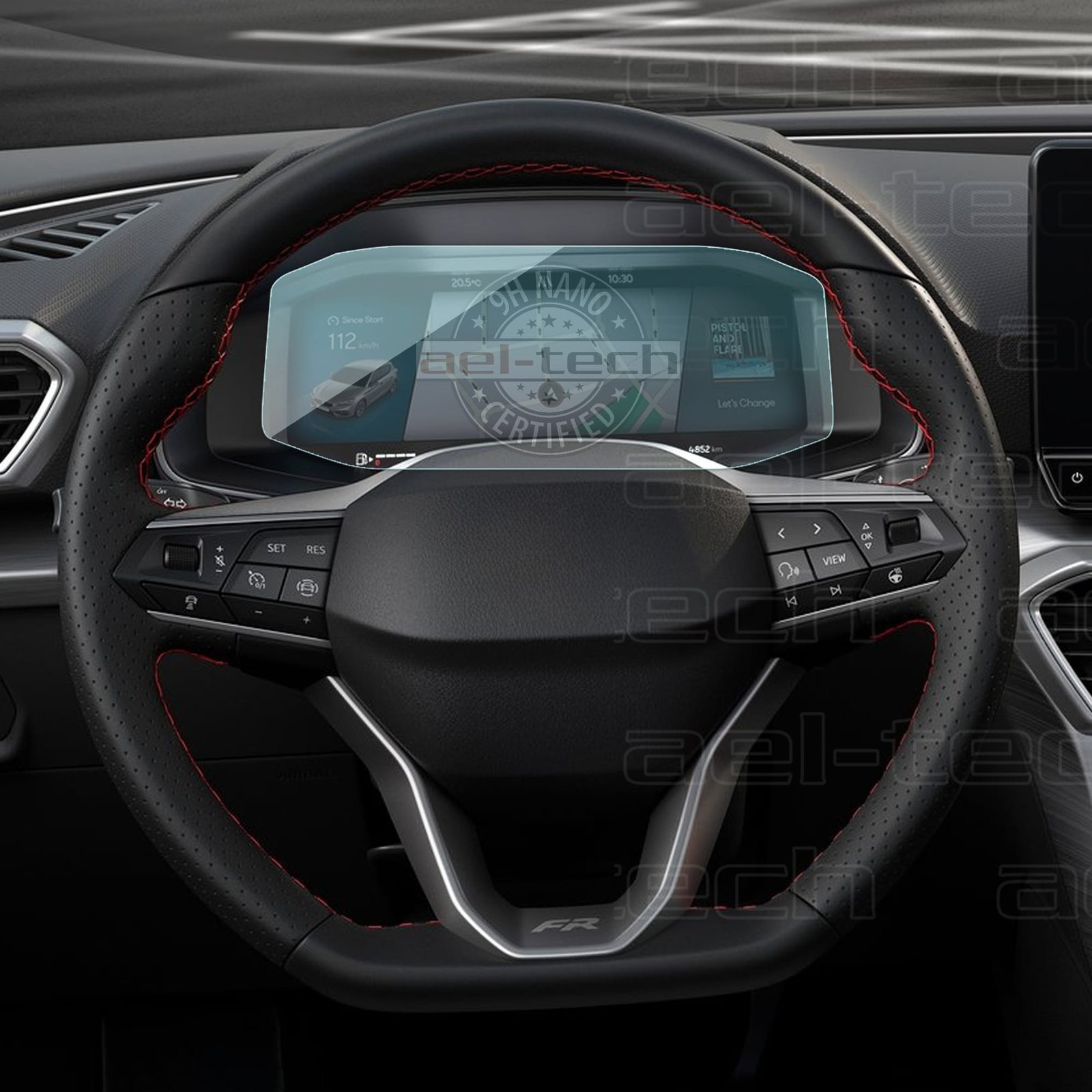 SeatLeonn-copyaa-1.jpg Cupra Formentor Uyumlu 10.25 İnç Dijital Gösterge 9H Nano Ekran Koruyucu - Görsel 1