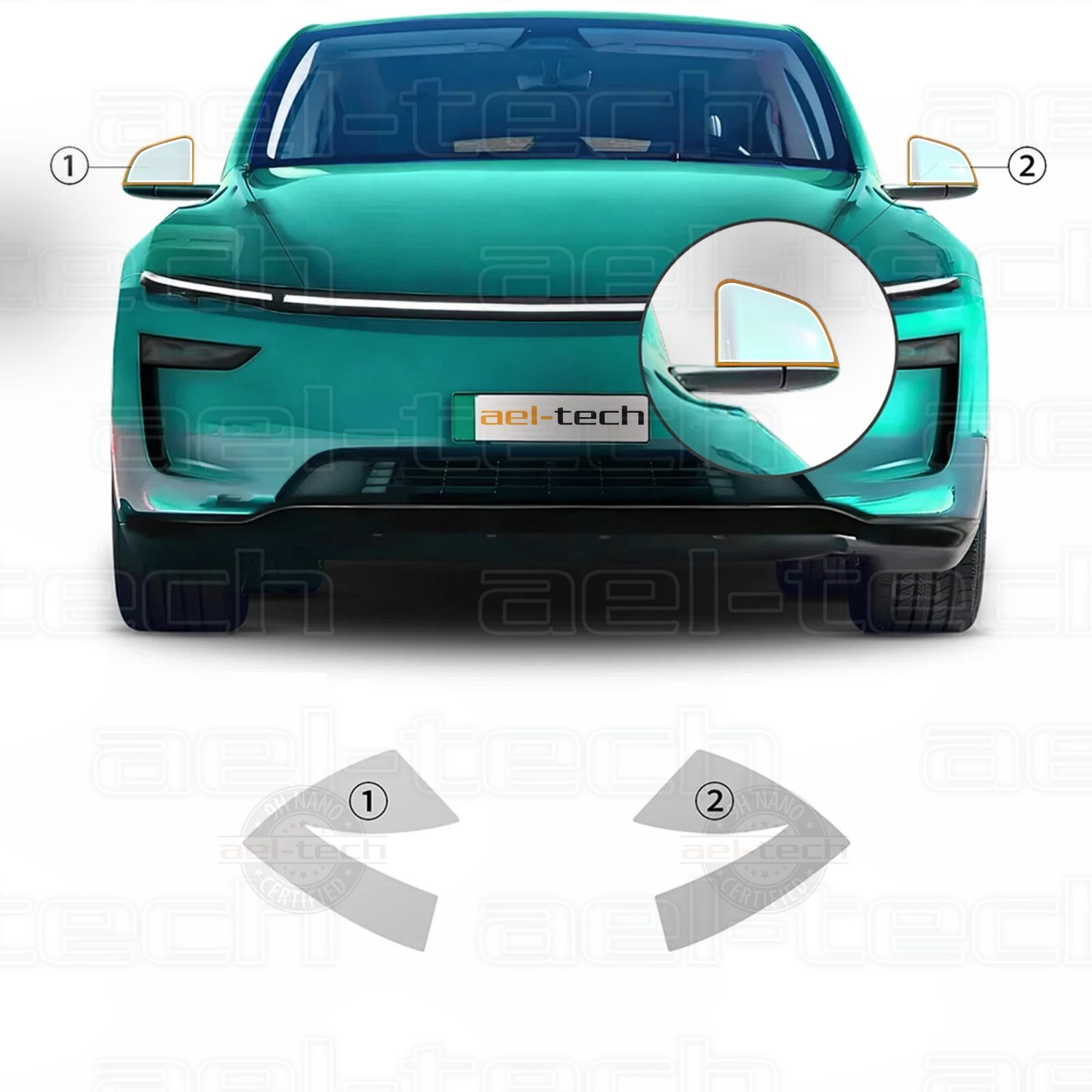 TeslaAynacopya-1.jpg Tesla Jüniper Uyumlu Dikiz Aynası Üstü Tpu Koruyucu 2025-2026 - Görsel 1