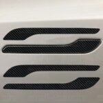 Tesla Model Y Kapı Kolu uyumlu 5D Karbon Görünüm Tpu  Koruyucu 4lü Set 2025