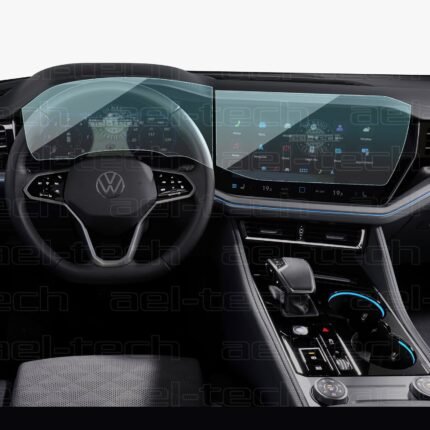 Volkswagen Touareg Uyumlu Navigasyon Ve Dijital Gösterge 9H Nano Ekran Koruyucu 2’li Set