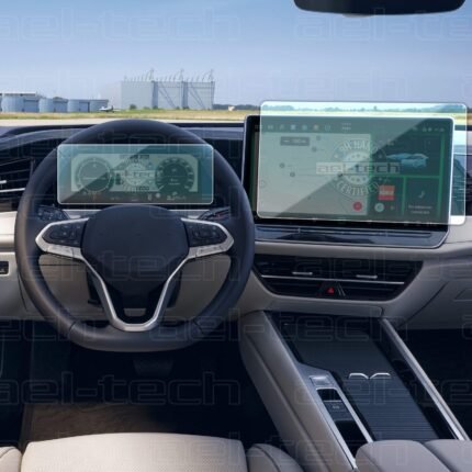 Volkswagen Passat Variant Uyumlu 10 İnç Dijital Gösterge Ve 15 inç Navigasyon 9h Nano Ekran Koruyuc