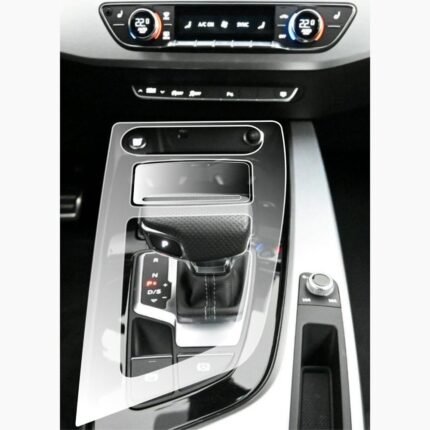 Audi A5 Vites Etrafı 2020-2024 Piano Black Konsol Tpu Koruyucu