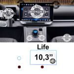 Volkswagen T-Roc Life Uyumlu 10,3 inç Navigasyon ve Home Tuşu 9h Nano Ekran Koruyucu 2li Set 2026-2027 - Görsel 2