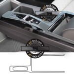 Ssangyong Torres / Actyon Uyumlu Vites Etrafı Piano Black TPU Koruyucu 2025-2026