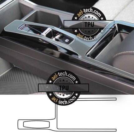 Ssangyong Torres / Actyon Uyumlu Vites Etrafı Piano Black TPU Koruyucu 2025-2026