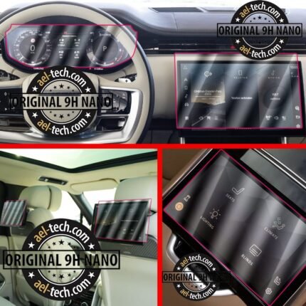 Range Rover Autobiography Uyumlu Navigasyon,Dijital Gösterge,2 Arka Tablet ve Orta Tablet 9h Nano