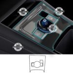 Volkswagen Tayron Uyumlu Vites Etrafı Piano Black TPU Koruyucu 2025-2026