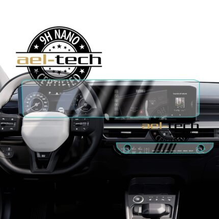 Kia Stonic Uyumlu Navigasyon ve Klima 9H Nano Ekran Koruyucu 2’li Set 2025-2026