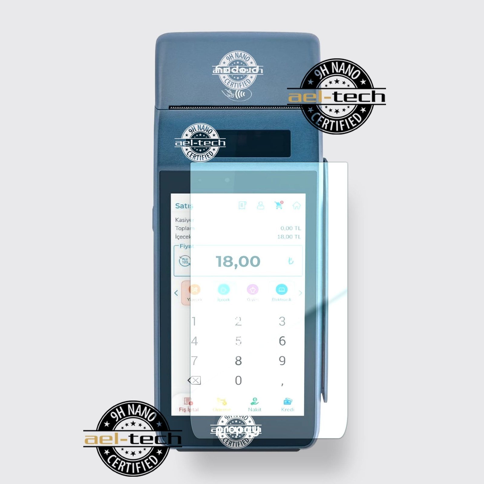 d5ed194e9129375e6585ee59e8137908.jpg Propay P1000 Ecr Android Yazarkasa Pos Dokunmatik 9h Nano Ekran Koruyucu - Görsel 1