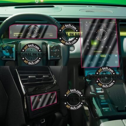 Citroen C5 Aircross Uyumlu Navigasyon,Dijital Gösterge ve Arka Klima Kontrol 9h Nano Koruyucu 3lü S