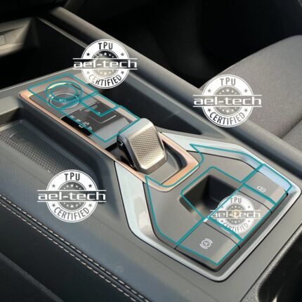 Cupra Formentor,Leon Uyumlu Vites Etrafı Piano Black TPU Koruyucu 6lı Set 2025-2026