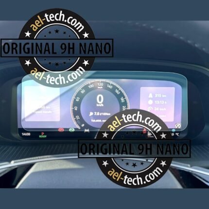 Skoda Octavia Elite Uyumlu Dijital Gösterge 9H Nano Ekran Koruyucu 2025