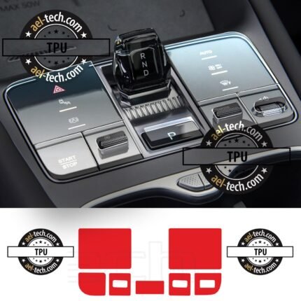 BYD Sealion 7 Uyumlu Vites Etrafı Piano Black TPU koruyucu 7li Set 2025-2026