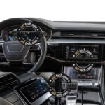 Audi A8/A8L Navigasyon,Dijital Gösterge,Klima Kontrol ve Arka Tablet Uyumlu 9H Nano Ekran Koruyucu 4’lü Set 2022-2026 - Görsel 2